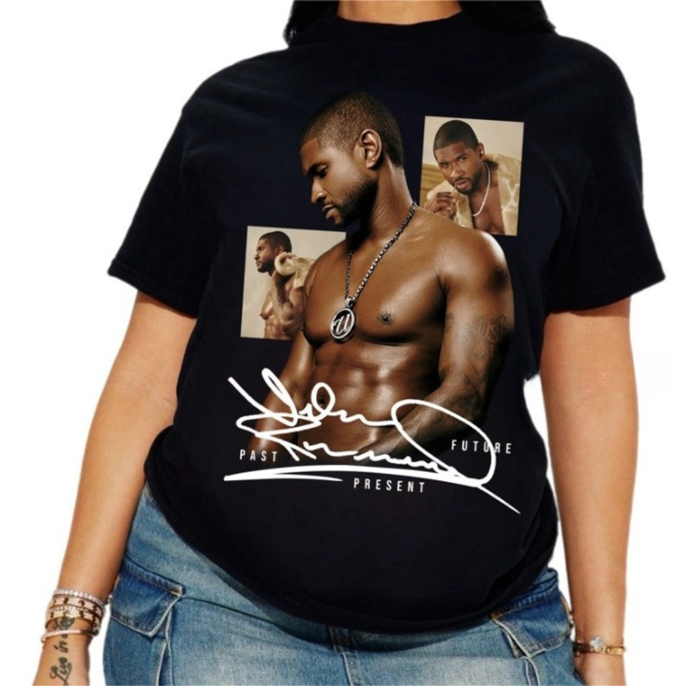 Usher Shirt Past Present Future Tour Shirt Usher Concert Graphic Tshirt